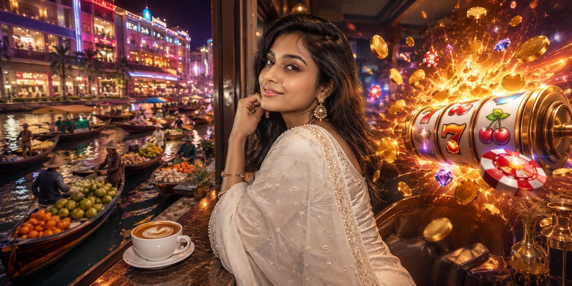 বরিশালে নিয়ন আলোয় স্লট গেমে বিশেষ প্রোমোশন উপভোগ করছেন একজন খেলোয়াড়