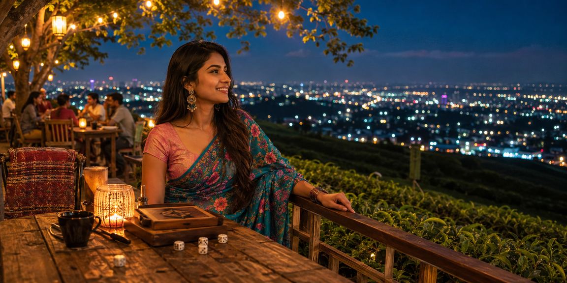 সিলেটের চা বাগানে ডাইস গেমে ভিআইপি অভিজ্ঞতা নিচ্ছেন একজন খেলোয়াড়
